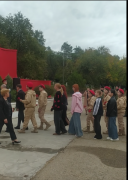 Возложение цветов в парке 30-летия Победы